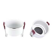 TL-FRAME 10 High-Efficiency Round LED Downlight Frame 85x56mm Compatible with 75mm Cutout, Ideal for Commercial and Residential Ceiling Lighting Applications